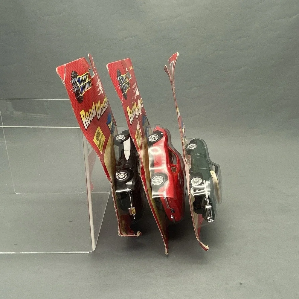 Maisto Mighty Motors Road Masters Motorized Pull‎ Back Diecast Car Lot of 3